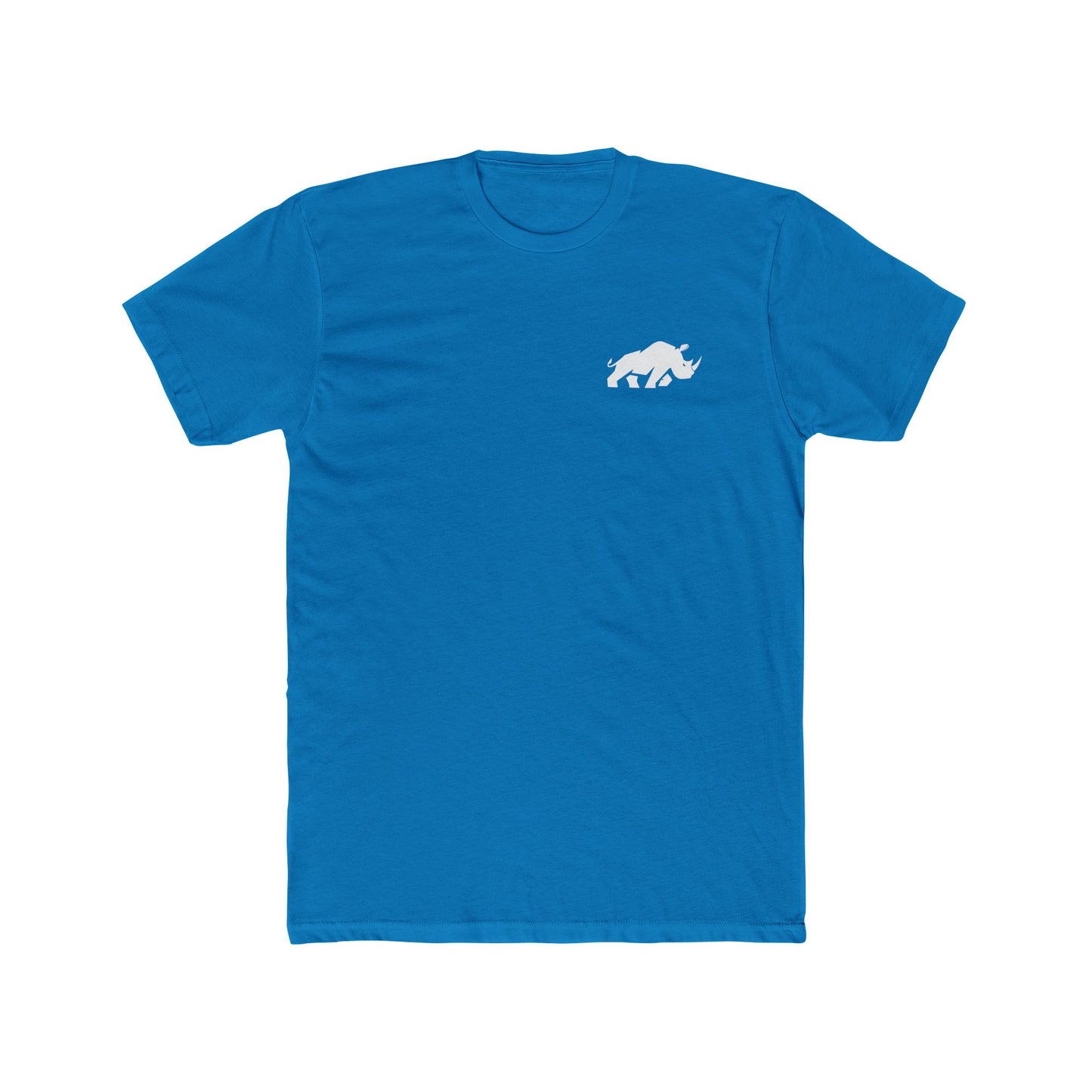 Rhino Love Unisex Cotton Crew Tee, Animal Lover Gift, Nature Tee, Wildlife Conservation Shirt, Casual Everyday Apparel, Earth Day Gift