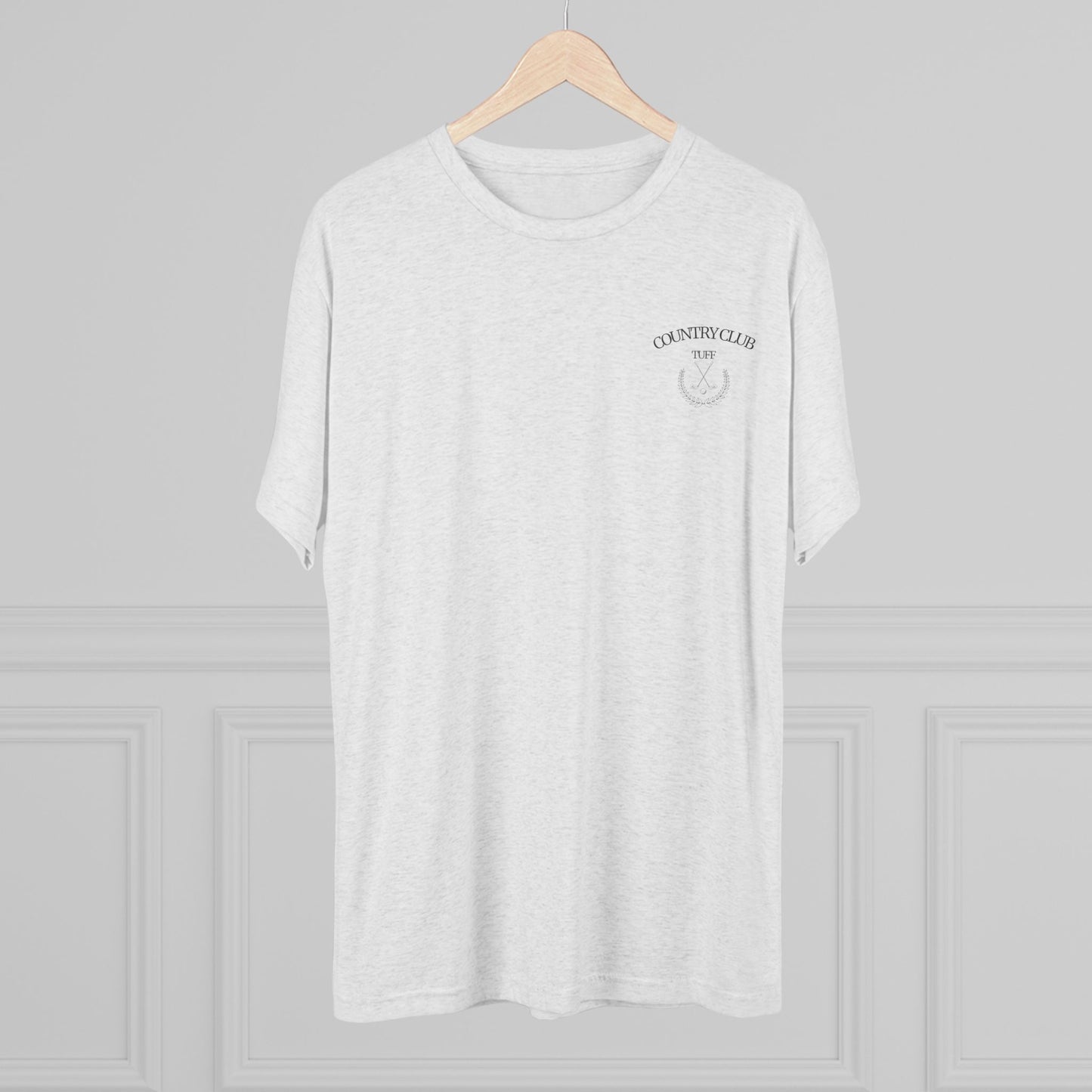 Country Club Tuff Unisex Tri-Blend Crew Tee