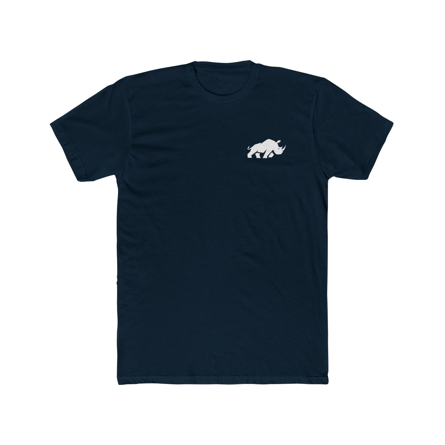 Rhino Love Unisex Cotton Crew Tee, Animal Lover Gift, Nature Tee, Wildlife Conservation Shirt, Casual Everyday Apparel, Earth Day Gift