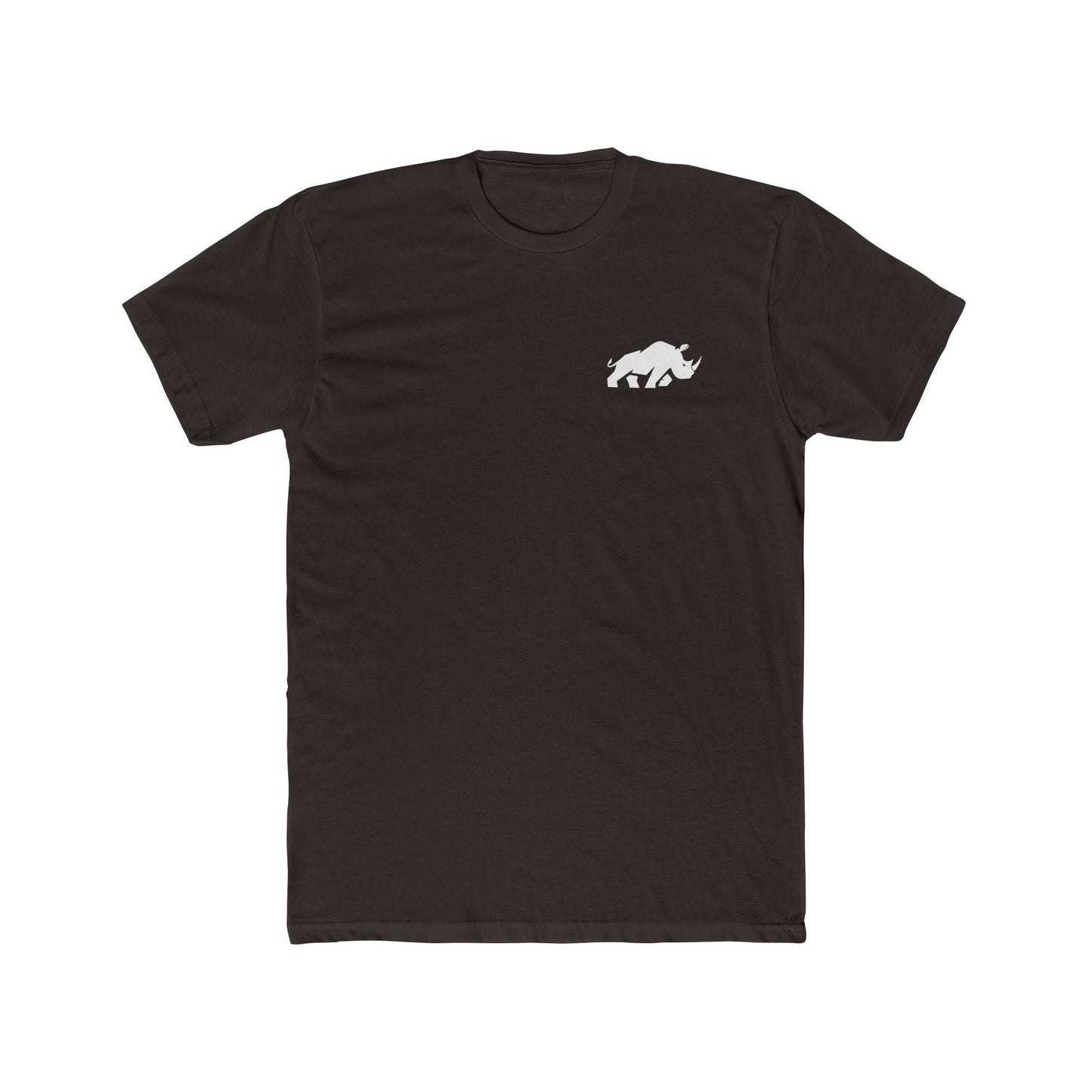 Rhino Love Unisex Cotton Crew Tee, Animal Lover Gift, Nature Tee, Wildlife Conservation Shirt, Casual Everyday Apparel, Earth Day Gift