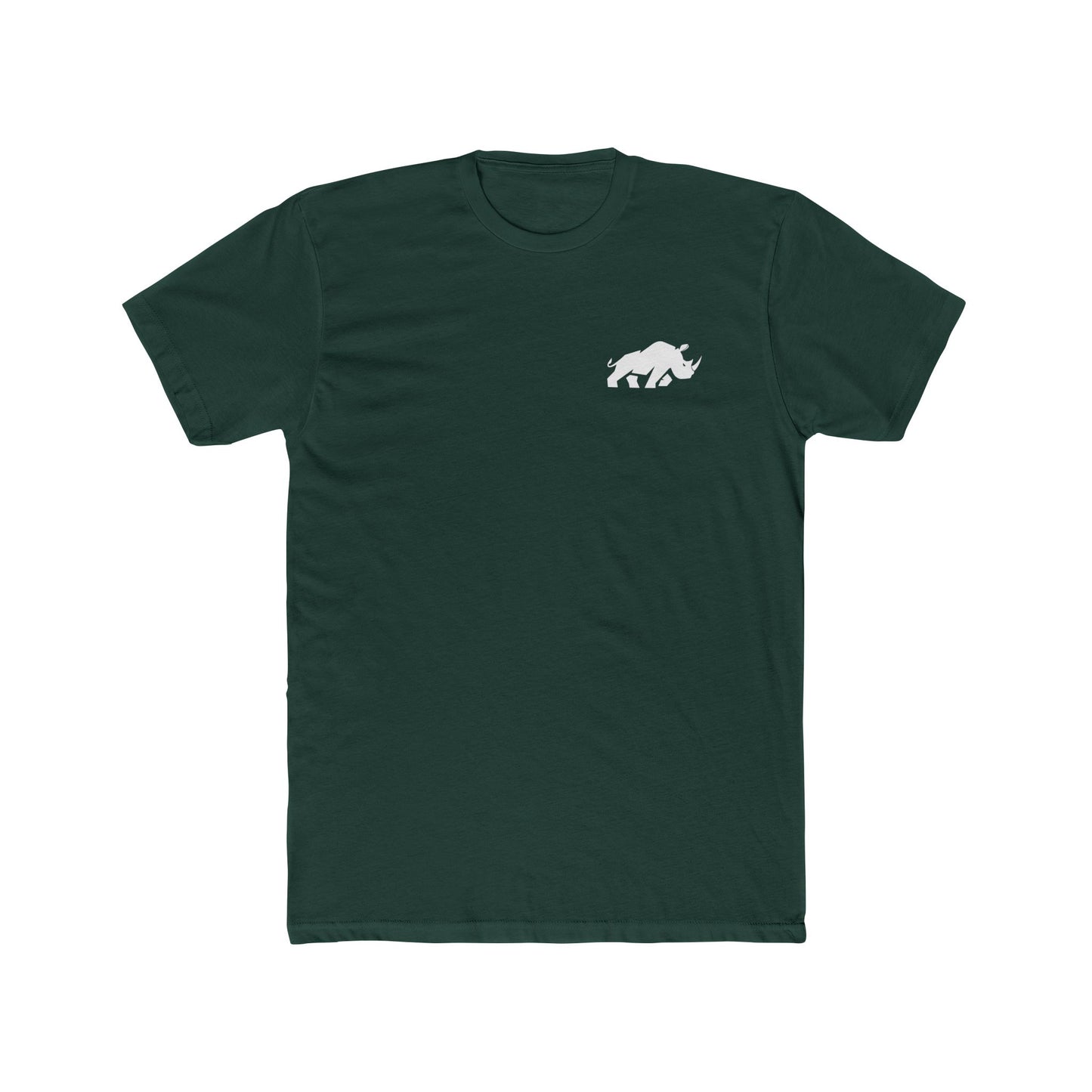 Rhino Love Unisex Cotton Crew Tee, Animal Lover Gift, Nature Tee, Wildlife Conservation Shirt, Casual Everyday Apparel, Earth Day Gift