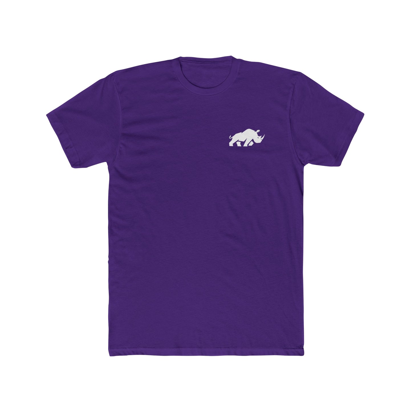 Rhino Love Unisex Cotton Crew Tee, Animal Lover Gift, Nature Tee, Wildlife Conservation Shirt, Casual Everyday Apparel, Earth Day Gift