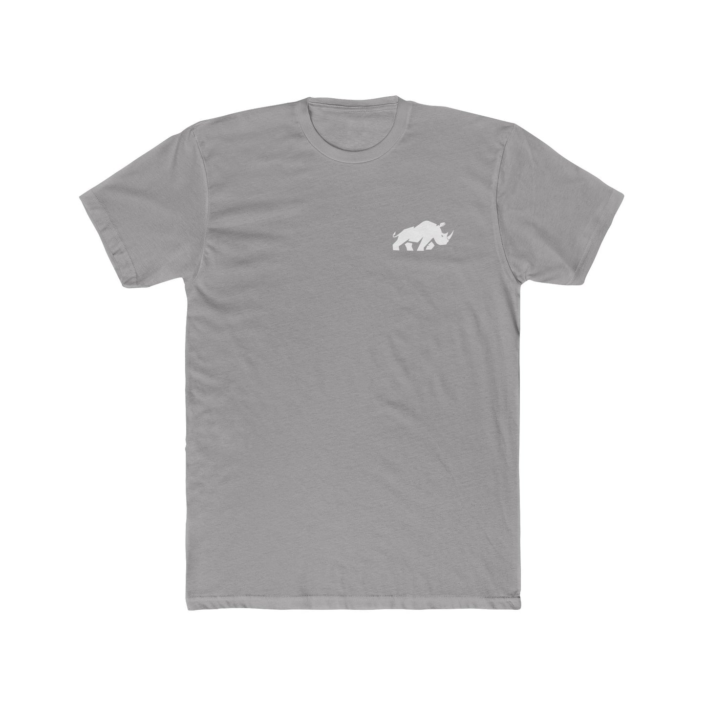 Rhino Love Unisex Cotton Crew Tee, Animal Lover Gift, Nature Tee, Wildlife Conservation Shirt, Casual Everyday Apparel, Earth Day Gift