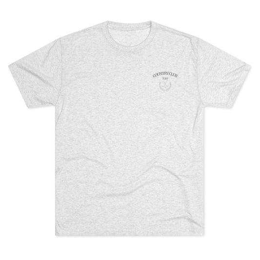 Country Club Tuff Unisex Tri-Blend Crew Tee